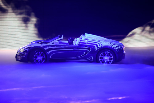 Bugatti L&#039;Or Blanc bei der VW-Vorabendversanstaltung &quot;Driving Diversity&quot;.