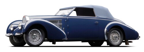Bugatti Type 57C Stelvio Convertible (1938).