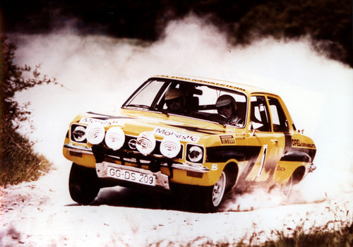 Bulgarien-Rallye 1974: Opel Ascona A Rallye.