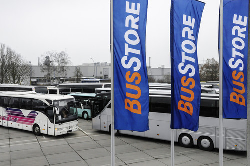 Bus-Store von Daimler.