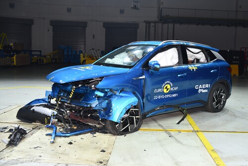 BYD Atto 3 im Euro-NCAP-Crashtest.