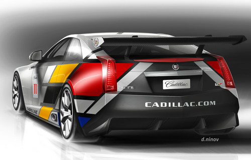 Cadillac CTS-V Sport Sedan im zukünftigen Renntrimm.