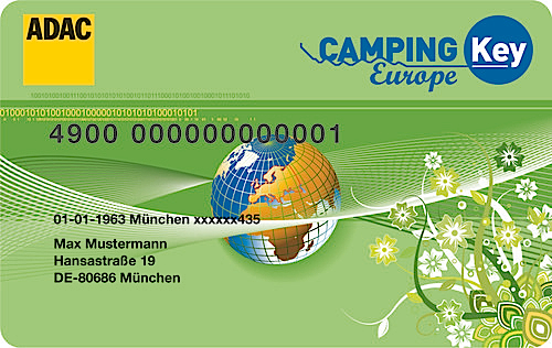 Camping Key Europe-Karte (CKE).
