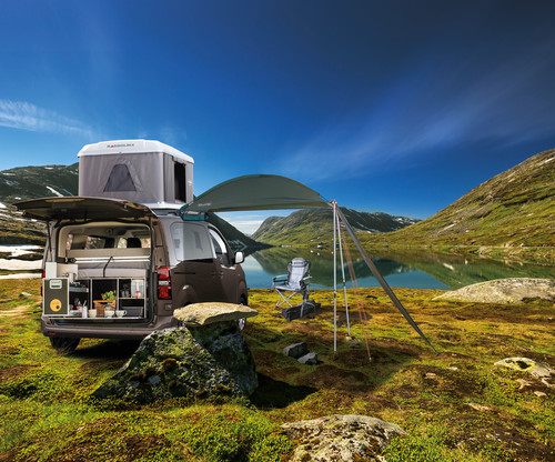 Camping mit dem Toyota Proace City Verso.