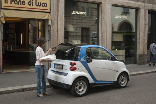 Car2go in Mailand.