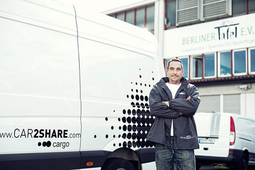 Car2share Cargo: Robert Hedram, Leitung der Logistik bei der Berliner Tafel.
