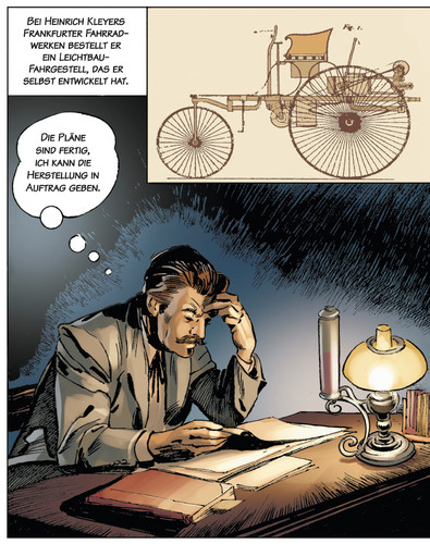 „Carl Benz – Ein Leben für das Automobil“ Comic.