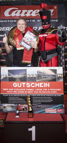 „Carrera World Champion 2015“: Erich Öhler aus Österreich.