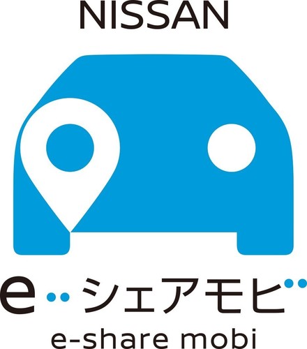 Carsharing-Dienst „e-share mobi“ von Nissan. 