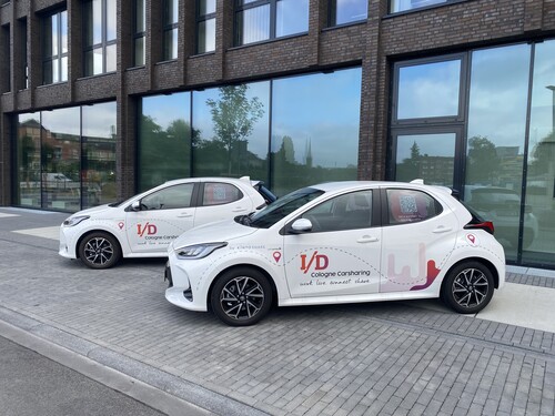 Carsharing-Dienst &quot;Kinto Share&quot; der Toyota-Tochter Kinto. 
