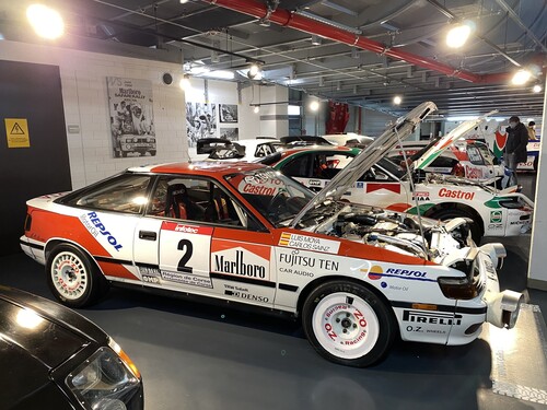 Celica WRC im Toyota-Motorsportmuseum in Köln.