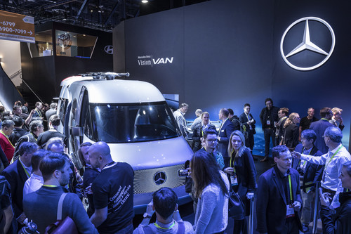 CES 2017: Mercedes-Benz Vision Van.