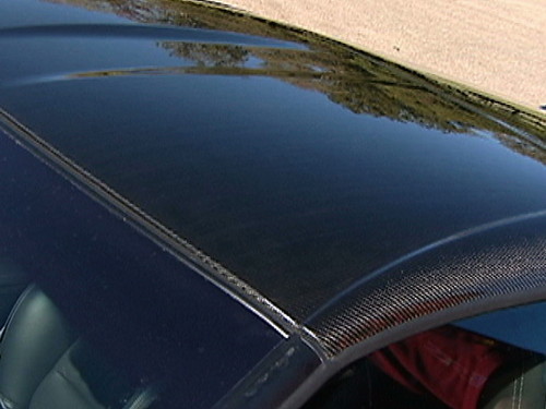 Chevrolet Corvette ZR 1 mit transparentem Karbondach &quot;Sunscreen&quot;.