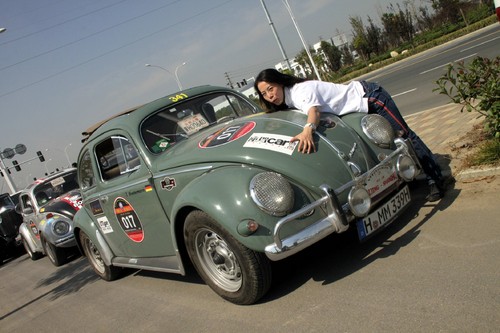 China Rallye of International Cars: Die Chinesen  mögen den Mille-Miglia-Käfer von Volkswagen.