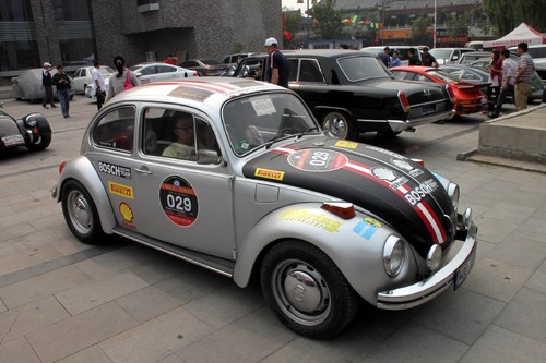 China Rallye of International Classic Cars: Ein weiterer Volkswagen Käfer.
