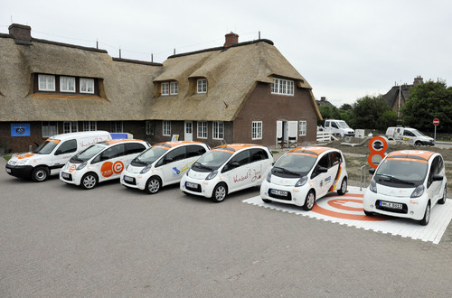 Citroën hat auf sieben C-Zero und zwei Berlingo Electric an regionale Kunden übergeben, darunter auch das bekannte Restaurant „Gosch“.