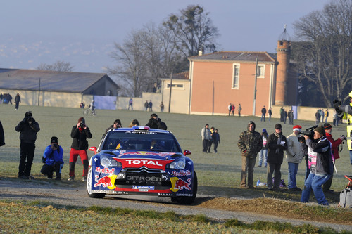 Citroen SS3 WRC von Sébastien Loeb und Daniel Elena.