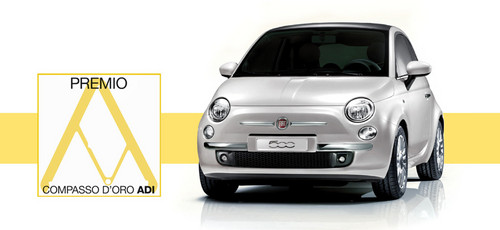 „Compasso d'Oro" der „ADI -Vereinigung für Industriedesign" für den Fiat 500.