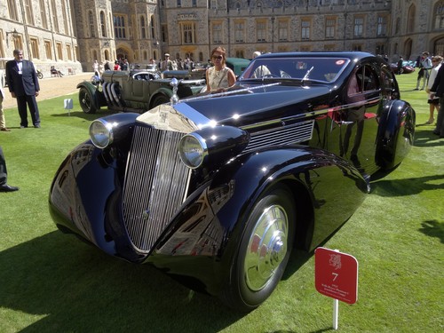Concourse of Elegance in Windsor Castle 2012: Rolls Royce Phantom I, Jonckheer Coupé, 1923.