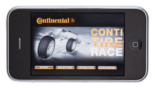 „Conti Tire Race“ für das iPhone.