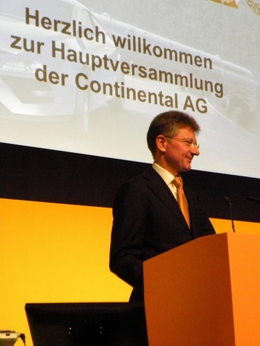 Continental Hauptversammlung 2011: Dr. Elemar Degenhardt.