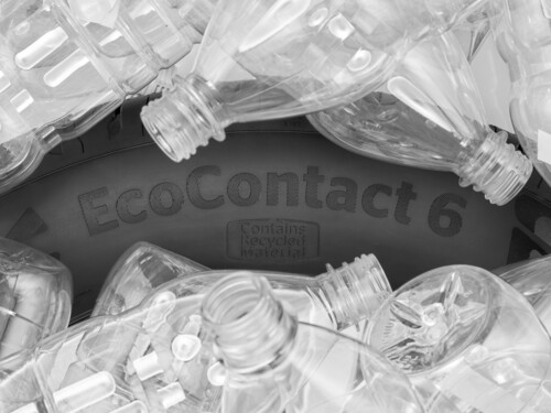 Continental-Reifen mit Polyester-Garn aus recycelten PET-Flaschen.