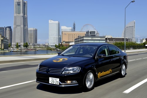 Continental testet automatisiertes Fahren auf öffentlichen Straßen in Japan. 