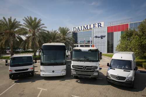 Daimler eröffnet in Dubai erstes Regional Center für Nutzfahrzeuge.
