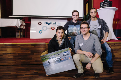 Daimler-Hackathon in Stuttgart: die Gewinner.