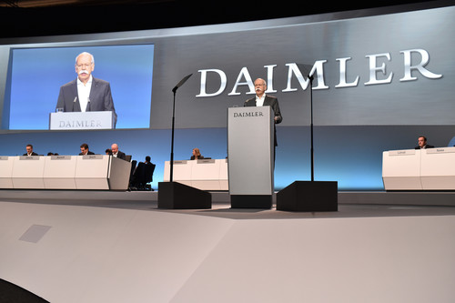 Daimler-Hauptversammlung 2018 in Berlin.