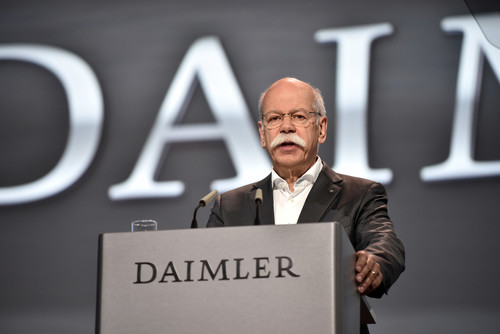 Daimler-Hauptversammlung 2018 in Berlin: Vorstandsvorsitzender Dr. Dieter Zetsche.