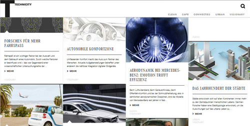 Daimler-Onlinemagazin &quot;Technicity&quot;.