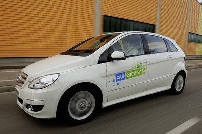 Daimler startet mit Car2gether das Pilotprojekt „Mitfahren 2.0“ in Ulm.