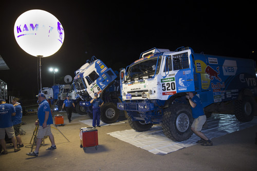 Dakar 2015: Das russische Kamaz-Team.