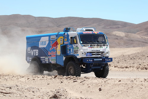 Dakar 2015: Kamaz von Ayrat Mardeev (hier auf der Etappe am Donnerstag).