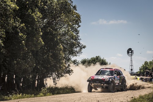Dakar 2015: Orlando Terranova und Ronnie Graue im Mini All4 Racing.