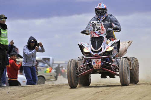 Dakar 2017: Sergey Karyakin auf Yamaha 700 Raptor gewann das Quad-Klassement.