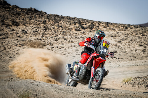 Dakar 2021: Kevin Benavides auf Honda CFR 450 Rally.