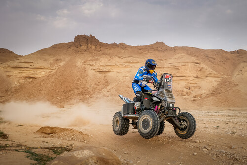 Dakar 2021: Manuel Andujar auf Yamaha 700.