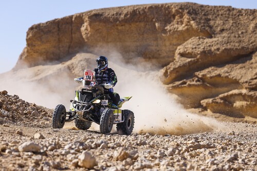 Dakar-Sieger 2022 in der Quad-Wertung: Alexandre Giroud auf Yamaha YFZ 700. 