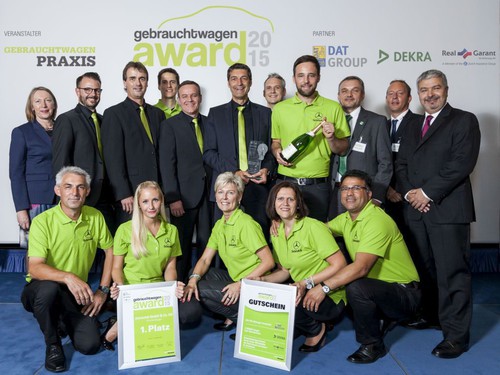 Das Autohaus Schmolck ist Gewinner des Gebrauchtwagen-Awrads 2015.