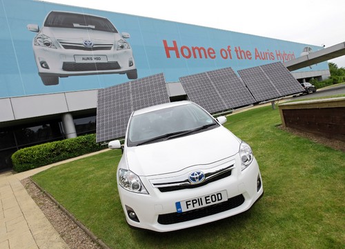 Das britische Toyota-Werk erhält eine großflächige Photovoltaikanlage.