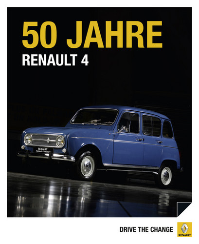 Das Buch zum Jubiläum: „50 Jahre Renault 4“.
