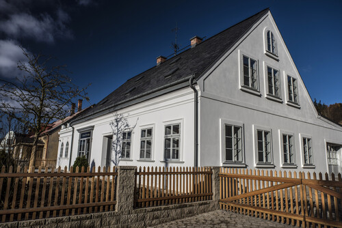 Das Geburtshaus von Ferdinand Porsche in Vratislavice nad Nisou in Tschechien.