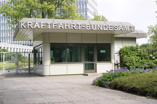 Das Kraftfahrt-Bundesamt in Flensburg.