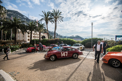 Das Porsche-Museum auf den Spuren der Rallye Monte Carlo.