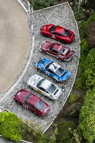 Das Porsche-Museum auf den Spuren der Rallye Monte Carlo.