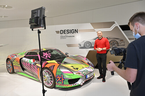 Das Porsche-Musuem gibt in einer Online-Führung Einblick in die Sonderausstellung über 50 Jahre Entwicklungszentrum in Weissach.
