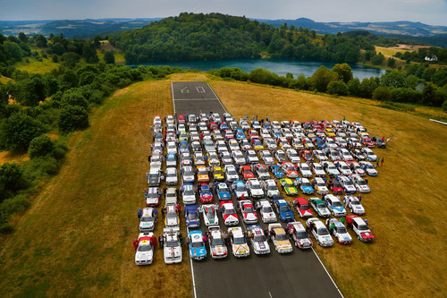 Das Starterfeld des ADAC-Eifel-Rallye-Festivals 2019.