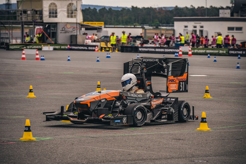 Das Team „TUfast“ gewann die Formula Student Electric (FSE) auf dem Hockenheimring.
